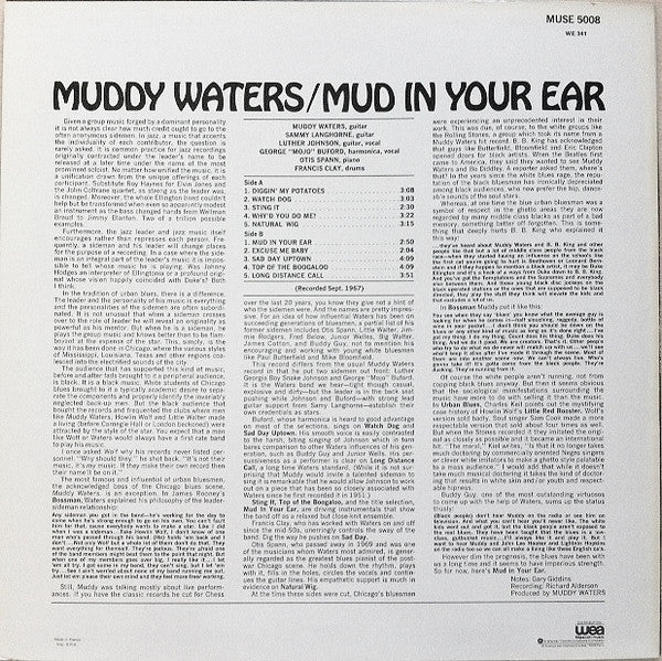 Muddy Waters ~ Mud In Your Ear (Vinyl) - Djungel & Jazz