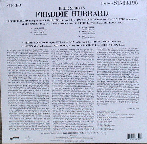 Freddie Hubbard ~ Blue Spirits (Vinyl) - Djungel & Jazz