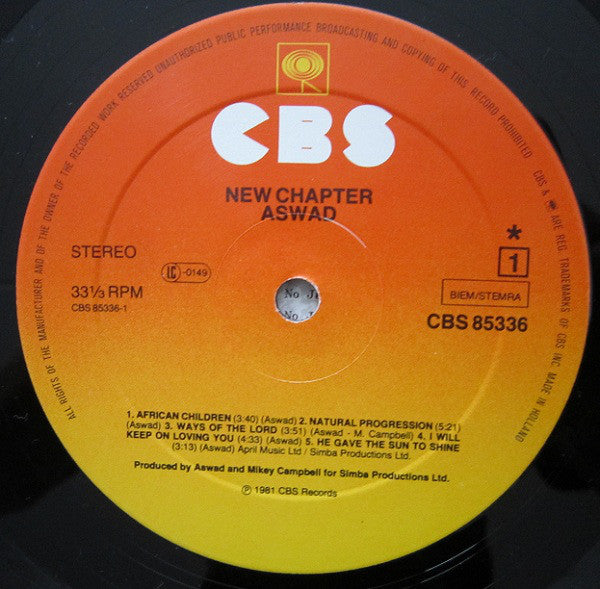 Aswad : New Chapter (LP, Album)