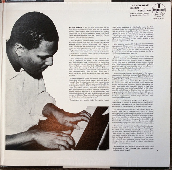 McCoy Tyner ~ Nights Of Ballads & Blues (Vinyl) - Djungel & Jazz