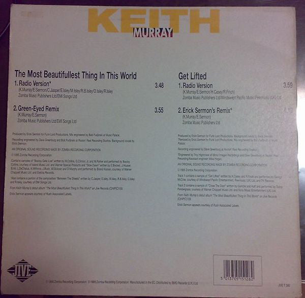 Keith Murray ~ The Most Beautifullest Thing In This World / Get Lifted (Vinyl) - Djungel & Jazz