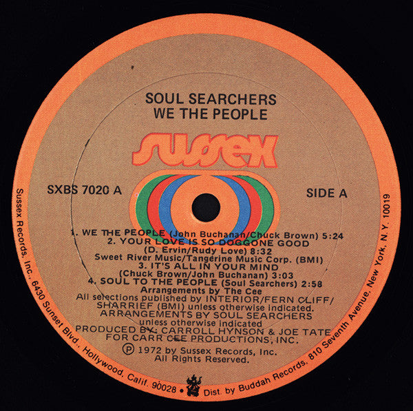 The Soul Searchers : We The People (LP, Album, PRC)