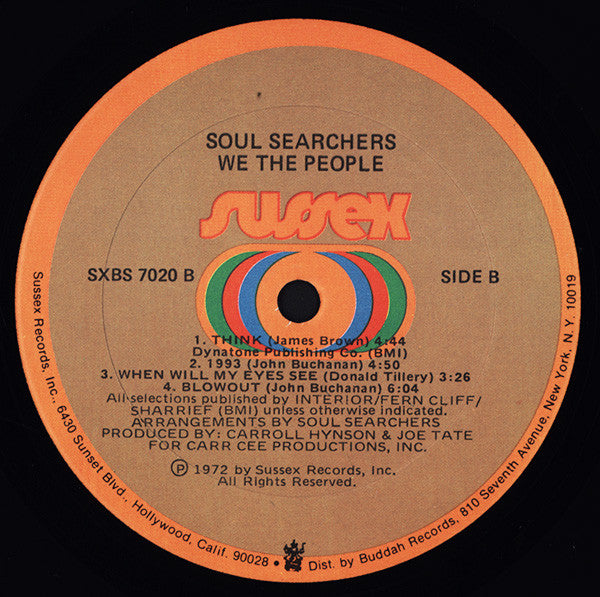 The Soul Searchers : We The People (LP, Album, PRC)
