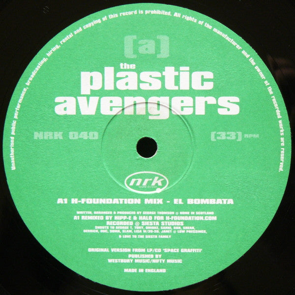 The Plastic Avengers ~ Remixed Grafitti Part 2 (Vinyl) - Djungel & Jazz