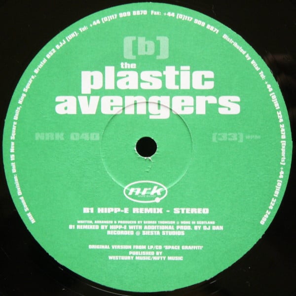 The Plastic Avengers ~ Remixed Grafitti Part 2 (Vinyl) - Djungel & Jazz