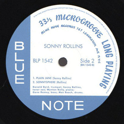 Sonny Rollins ~ Sonny Rollins Volume 1 (Vinyl) - Djungel & Jazz