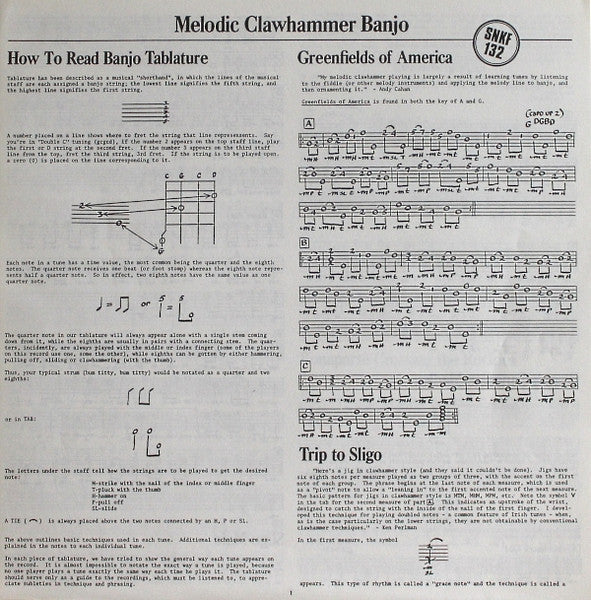 Various ~ Melodic Clawhammer Banjo - Chief O'Neill's Favorite (Vinyl) - Djungel & Jazz