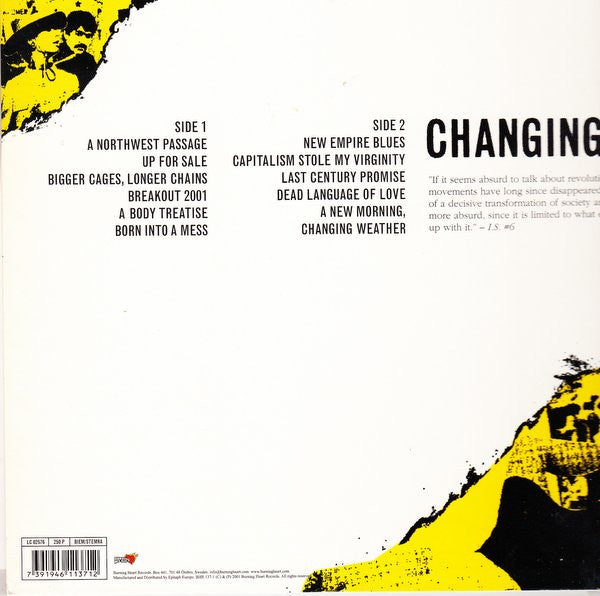 The International Noise Conspiracy ~ A New Morning, Changing Weather (Vinyl) - Djungel & Jazz