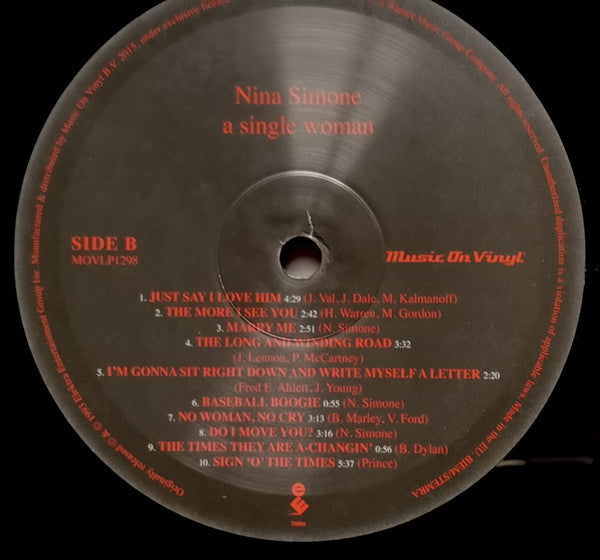 Nina Simone ~ A Single Woman (Vinyl) - Djungel & Jazz