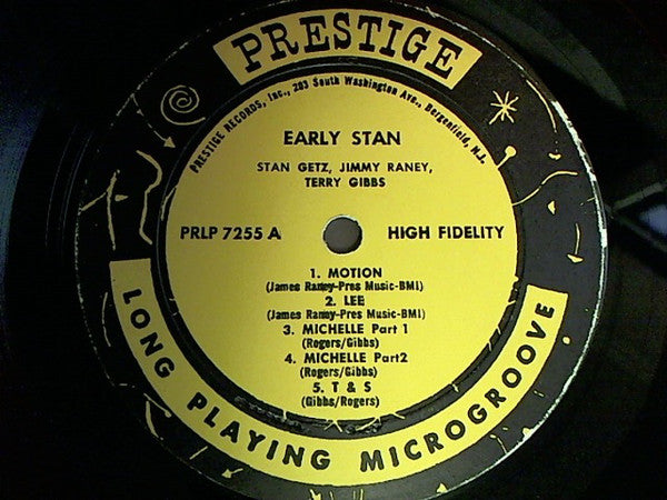 Stan Getz, Jimmy Raney, Terry Gibbs ~ Early Stan (Vinyl) - Djungel & Jazz