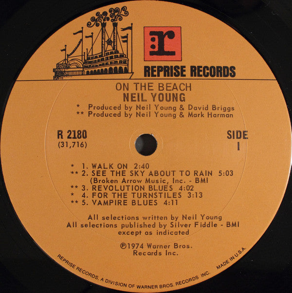 Neil Young ~ On The Beach (Vinyl) - Djungel & Jazz