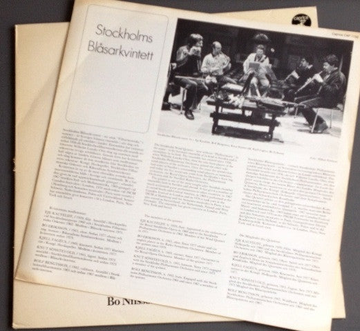 Stockholms Blåsarkvintett, Bo Nilsson / György Ligeti ~ Bo Nilsson - György Ligeti (Vinyl) - Djungel & Jazz