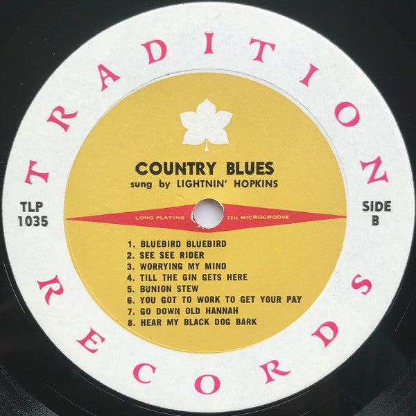Lightnin' Hopkins ~ Country Blues (Vinyl) - Djungel & Jazz