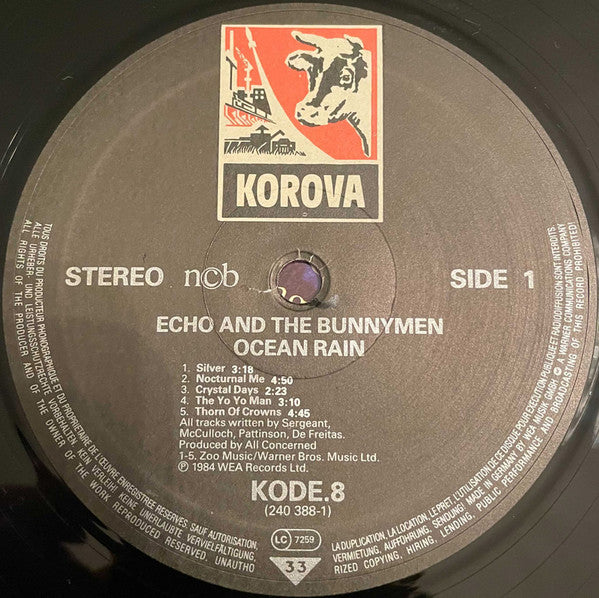 Echo & The Bunnymen ~ Ocean Rain (Vinyl) - Djungel & Jazz