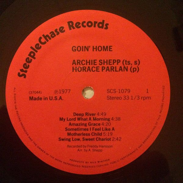 Archie Shepp, Horace Parlan ~ Goin' Home (Vinyl) - Djungel & Jazz