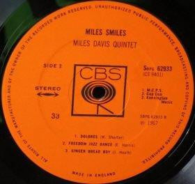 Miles Davis Quintet ~ Miles Smiles (Vinyl) - Djungel & Jazz