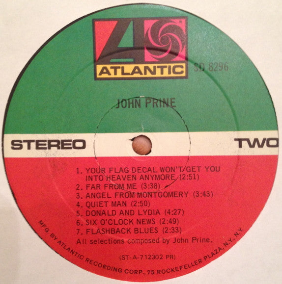 John Prine ~ John Prine (Vinyl) - Djungel & Jazz