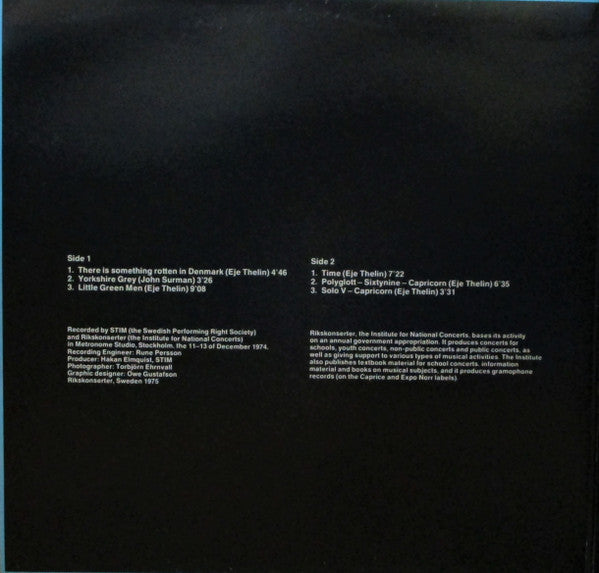Eje Thelin Group : Eje Thelin Group (LP, Album)