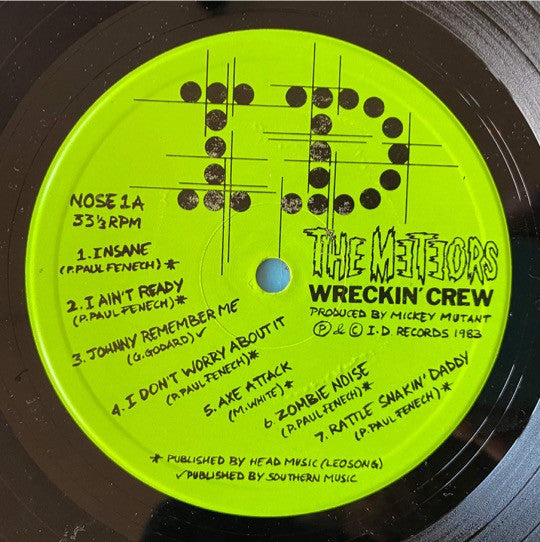 The Meteors (2) : Wreckin' Crew (LP, Album)