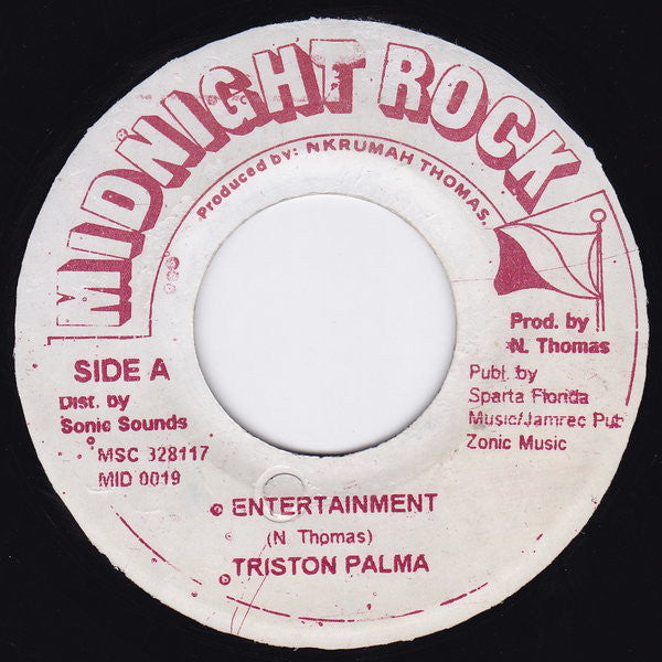 Tristan Palma* : Entertainment (7", RP)