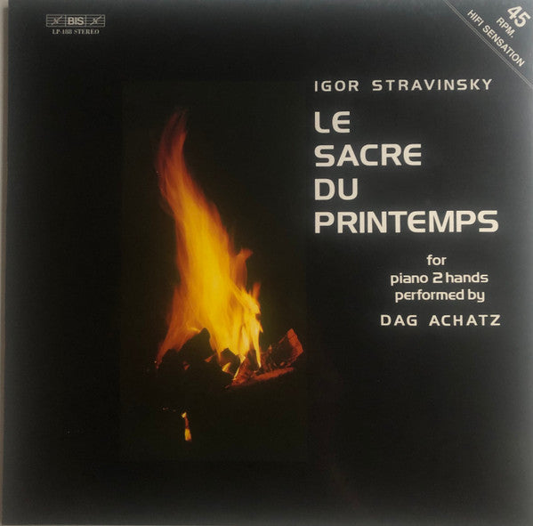 Igor Stravinsky - Dag Achatz ~ Le Sacre Du Printemps For Piano 2 Hands (Vinyl) - Djungel & Jazz