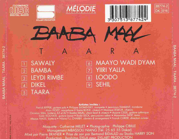 Baaba Maal ~ Taara (Vinyl) - Djungel & Jazz