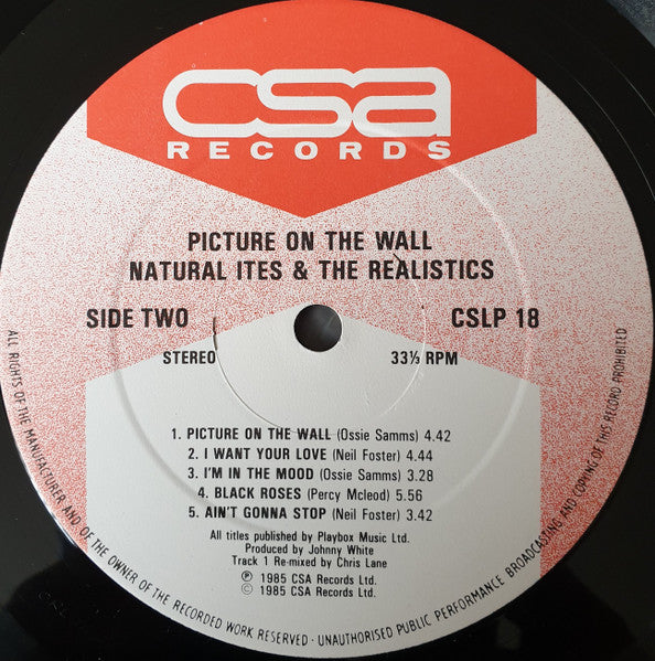 Natural Ites & The Realistics : Picture On The Wall (LP, Album)
