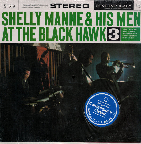 Shelly Manne & His Men ~ At The Black Hawk, Vol. 3 (Vinyl) - Djungel & Jazz