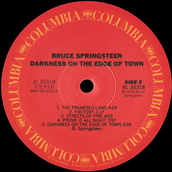 Bruce Springsteen ~ Darkness On The Edge Of Town (Vinyl) - Djungel & Jazz