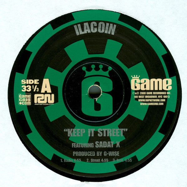 Ilacoin ~ Keep It Street / This That & The 3rd / The Spirit (Vinyl) - Djungel & Jazz