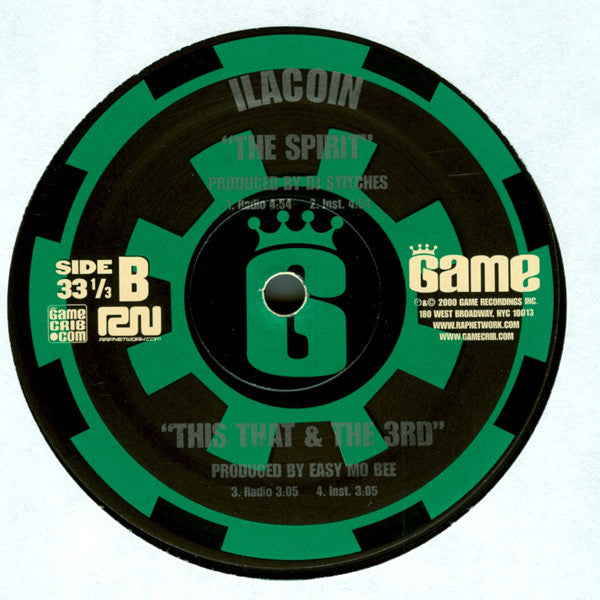 Ilacoin ~ Keep It Street / This That & The 3rd / The Spirit (Vinyl) - Djungel & Jazz