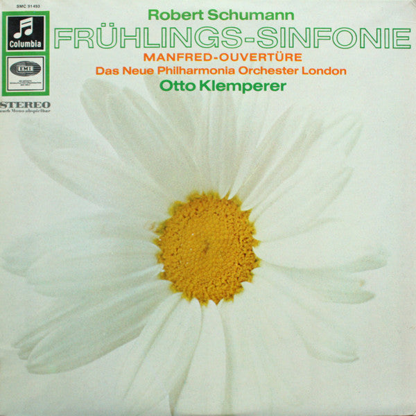 Robert Schumann - New Philharmonia Orchestra, Otto Klemperer : Frühlings-Sinfonie / Manfred Overtüre (LP)