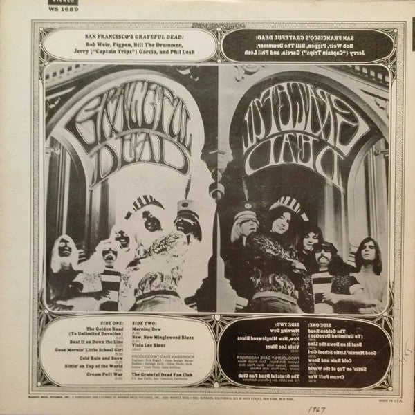 The Grateful Dead : The Grateful Dead (LP, Album, Pit)