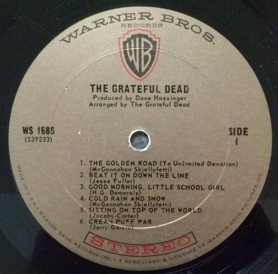 The Grateful Dead : The Grateful Dead (LP, Album, Pit)