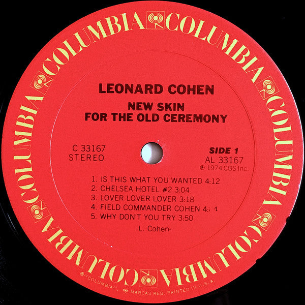 Leonard Cohen ~ New Skin For The Old Ceremony (Vinyl) - Djungel & Jazz