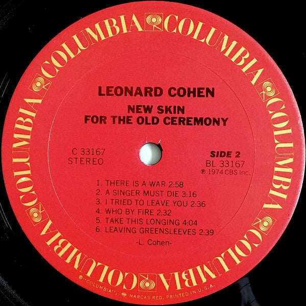 Leonard Cohen ~ New Skin For The Old Ceremony (Vinyl) - Djungel & Jazz