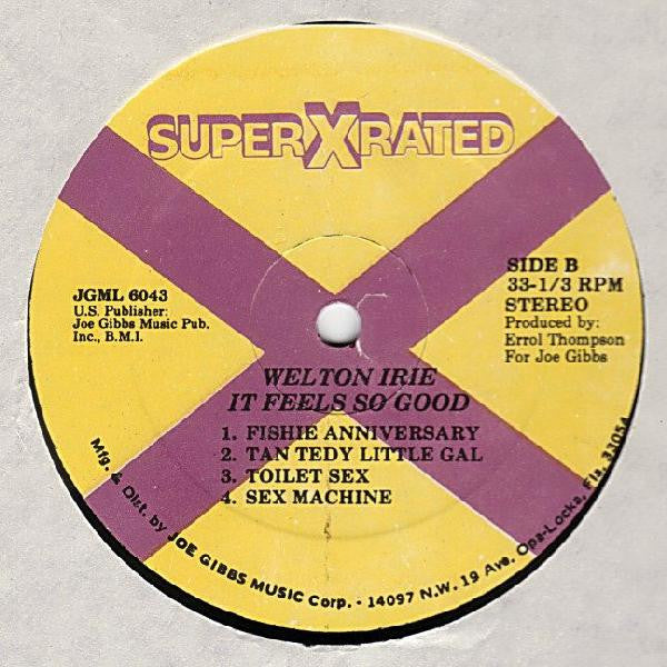 Welton Irie : It Feels So Good (LP, Album)