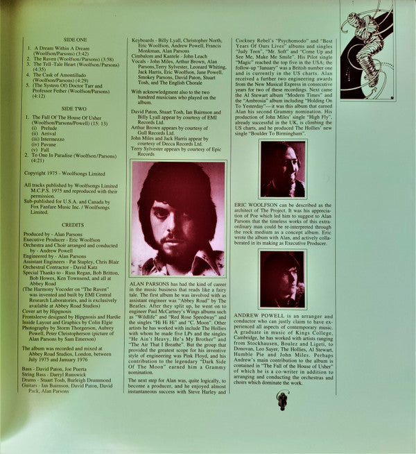 The Alan Parsons Project ~ Tales Of Mystery And Imagination (Vinyl) - Djungel & Jazz