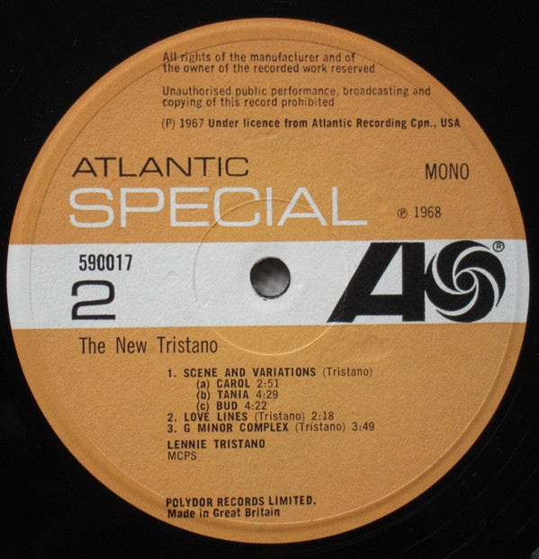 Lennie Tristano ~ The New Tristano (Vinyl) - Djungel & Jazz