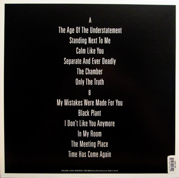 The Last Shadow Puppets ~ The Age Of The Understatement (Vinyl) - Djungel & Jazz