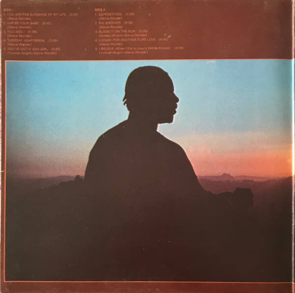 Stevie Wonder : Talking Book (LP, Album, Gat)