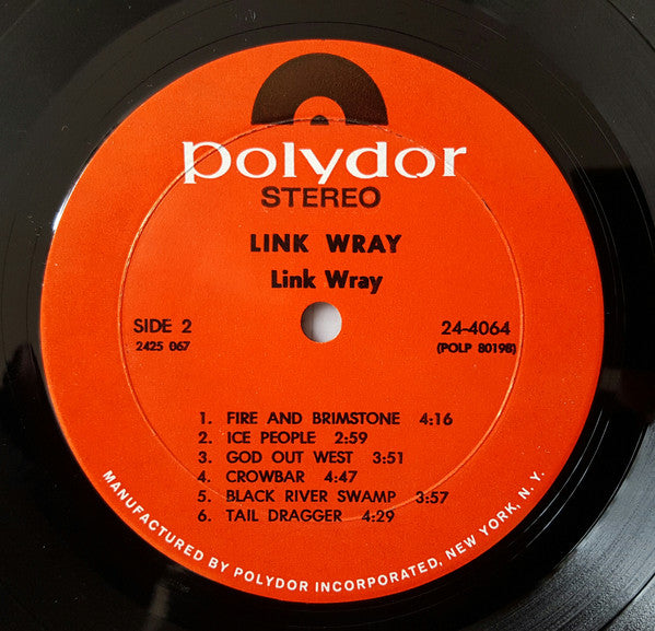Link Wray : Link Wray (LP, Album, Die)
