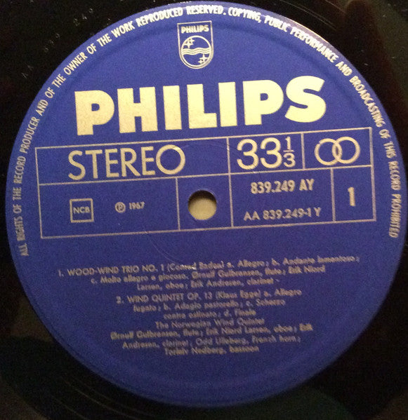 Conrad Baden / Klaus Egge / Alfred Janson / Bjarne Brustad ~ Contemporary Music From Norway (Vinyl) - Djungel & Jazz