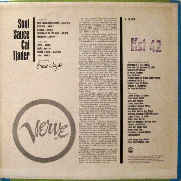 Cal Tjader ~ Soul Sauce (Vinyl) - Djungel & Jazz