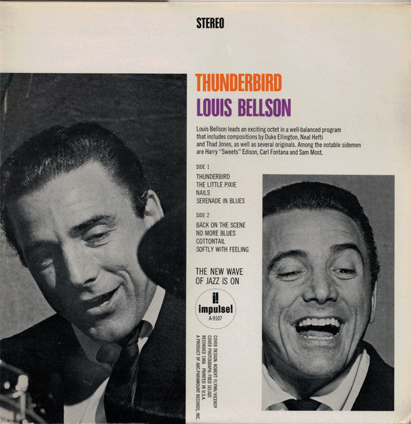 Louis Bellson ~ Thunderbird (Vinyl) - Djungel & Jazz