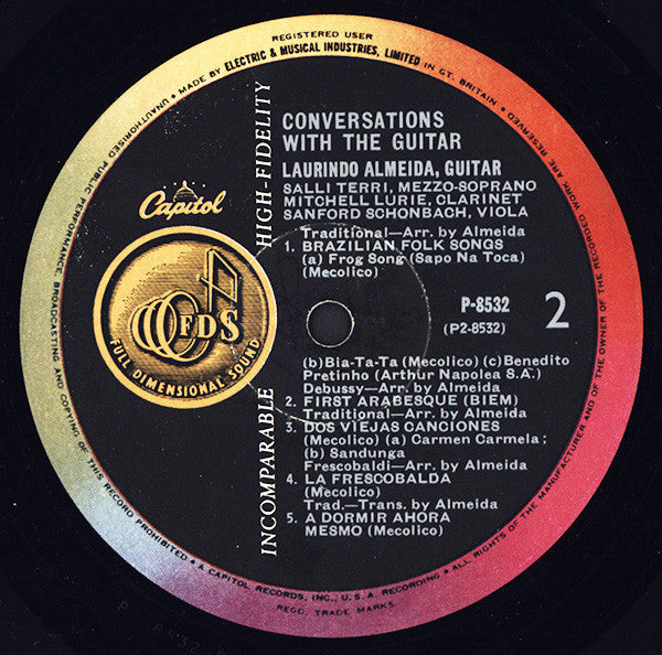 Laurindo Almeida : Conversations With The Guitar (LP, Mono)