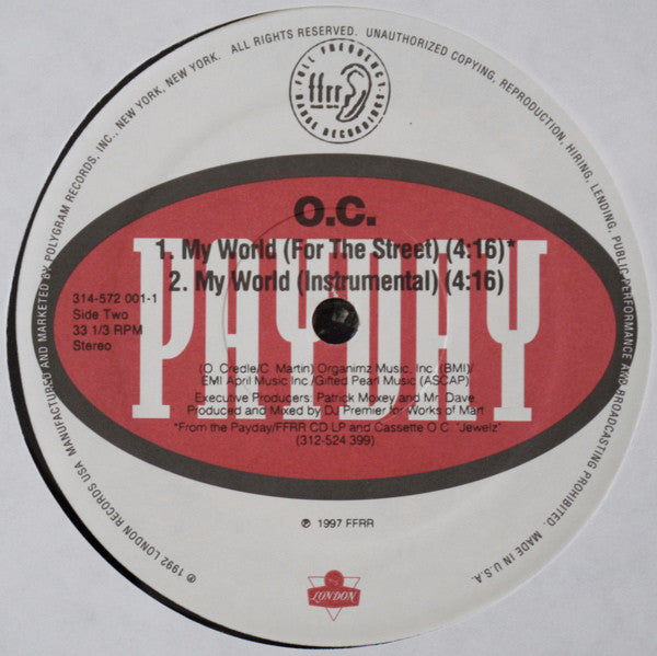 O.C. ~ My World (Vinyl) - Djungel & Jazz
