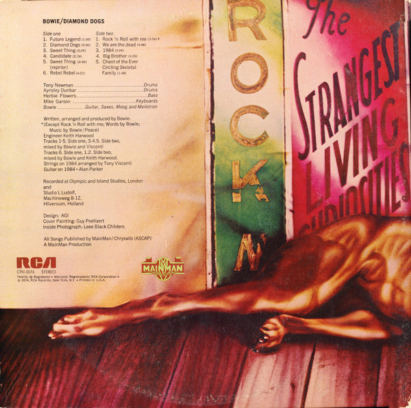 David Bowie ~ Diamond Dogs (Vinyl) - Djungel & Jazz