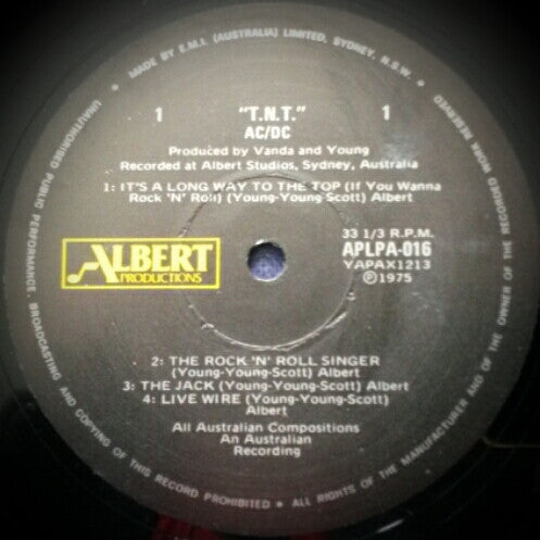 AC/DC : T.N.T. (LP, Album, RE, Bla)
