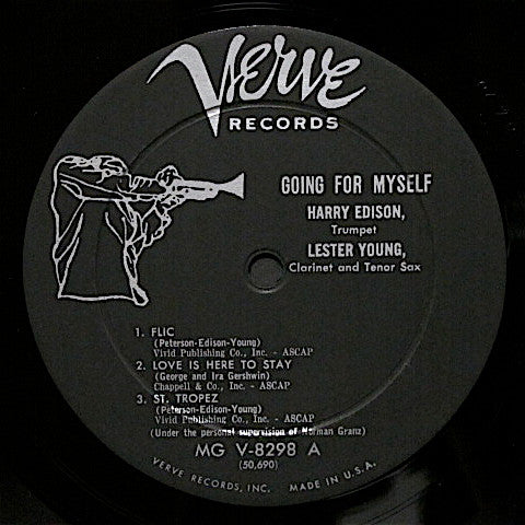 Harry Edison, Lester Young : Going For Myself... (LP, Album, Tru)